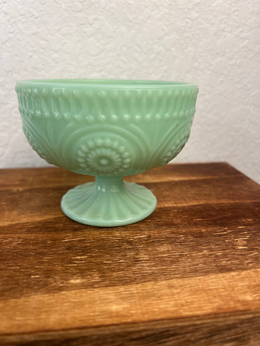 Vintage Jadeite Milk Glass Dish