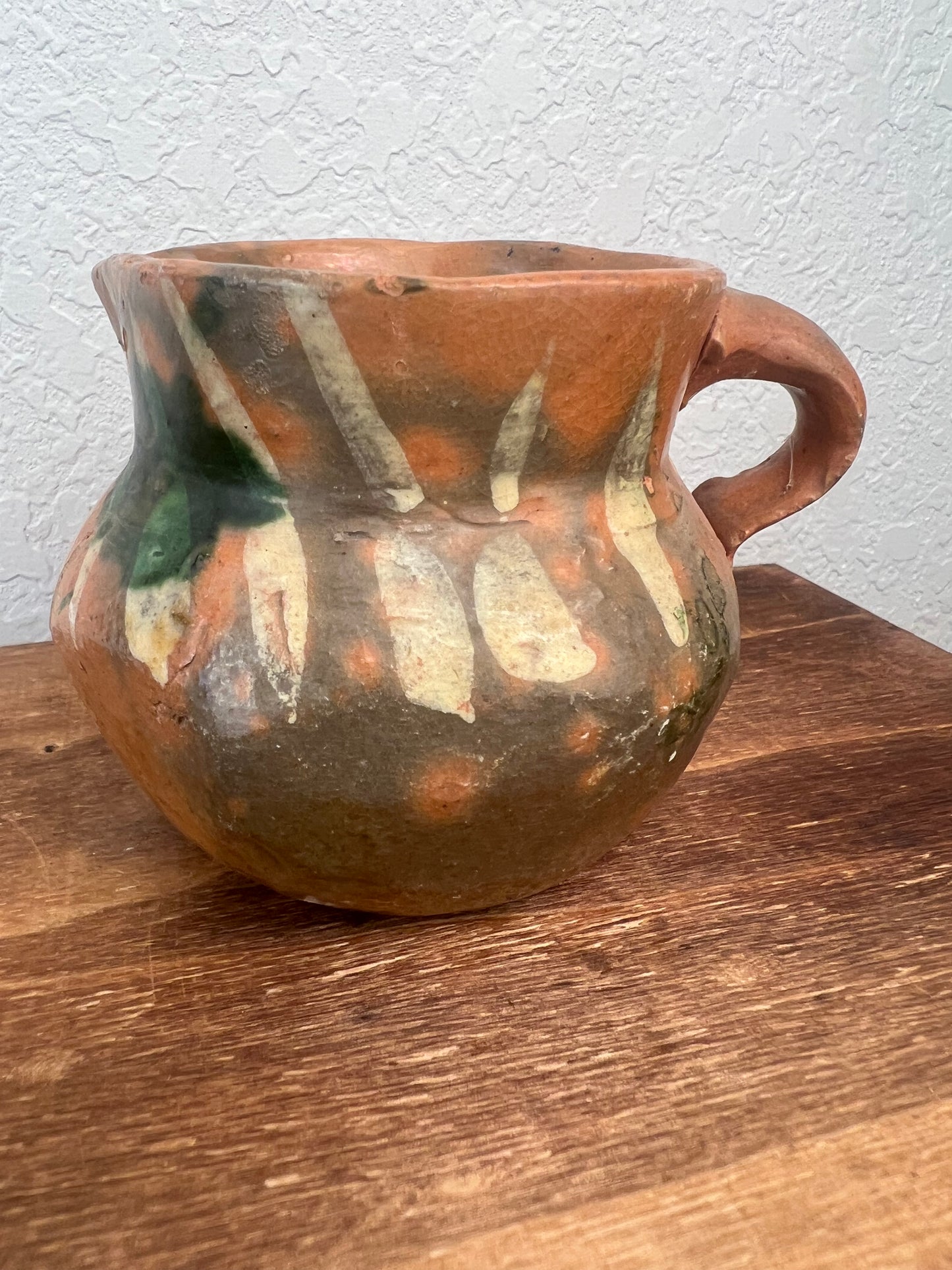 Mexican pottery coffee mug