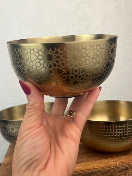 Brass Bowl Custom Soy Wax Candle