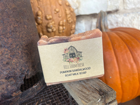 Pumpkin Sandalwood Goat Milk Soap