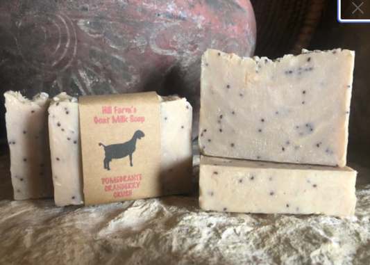 Pomegranate Cranberry Crush  Goat Milk Soap