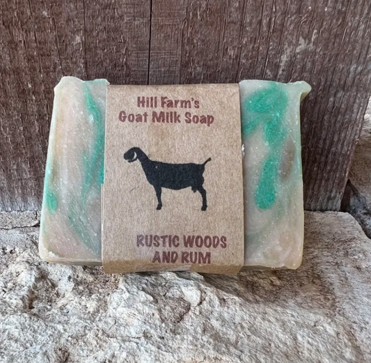 Rustic Woods & Rum Goat Milk Soap